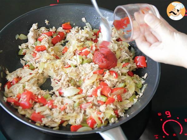 Empanada de atún con masa casera - Preparación paso 4