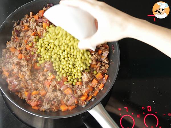 Shepherd's pie, pastel de carne inglés - Preparación paso 3