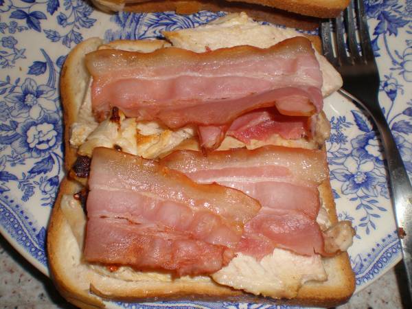 Sandwich club del vips - Preparación paso 3