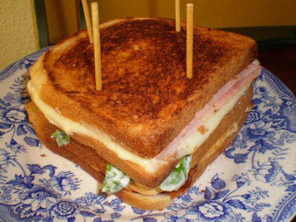 Sandwich club del vips - Preparación paso 7