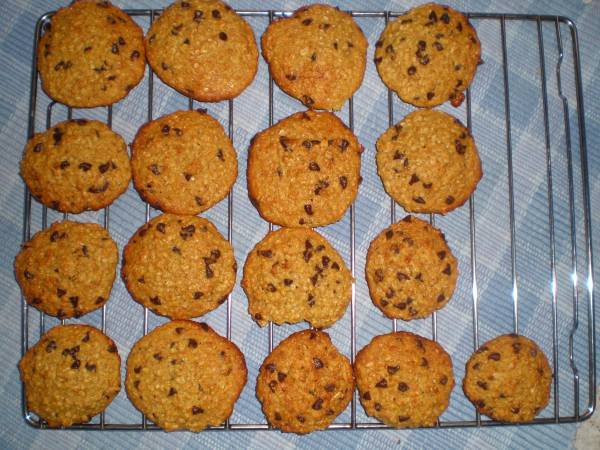 Galletas de avena, naranja y chocolate - Preparación paso 6