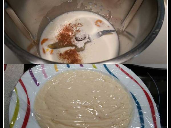 Cañas de hojaldre rellenas de crema pastelera - Preparación paso 1