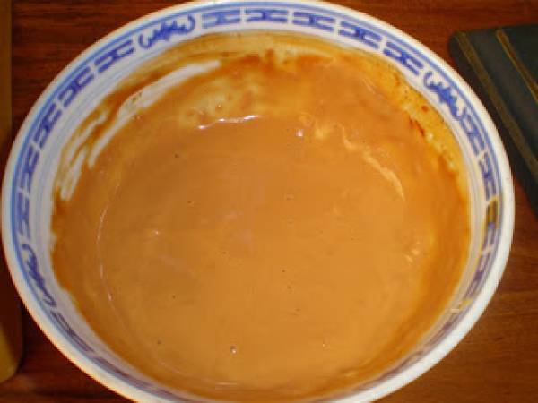 Bocadillo de carne con mayonesa enriquecida - Preparación paso 2