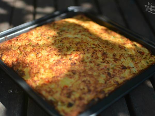 Pastel de merluza y patatas - Preparación paso 1