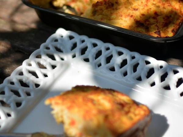 Pastel de merluza y patatas - Preparación paso 2