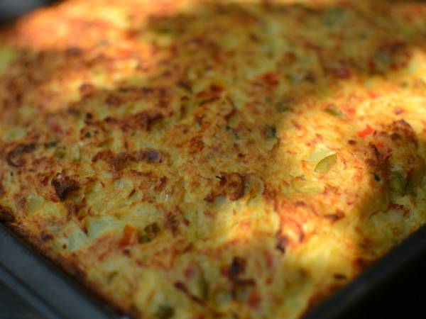 Pastel de merluza y patatas - Preparación paso 4