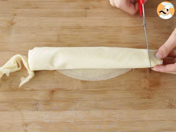Briouats de almendras, pastelería marroquí - Preparación paso 3