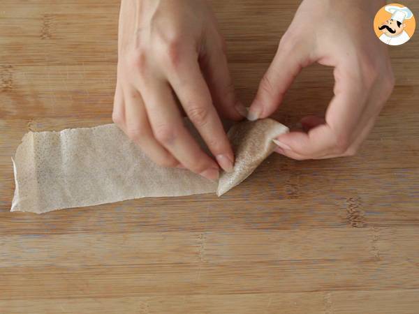 Briouats de almendras, pastelería marroquí - Preparación paso 6