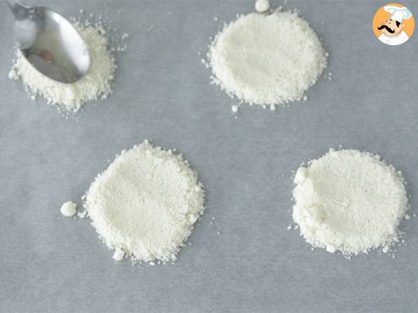 Chips de parmesano con especias - Preparación paso 1