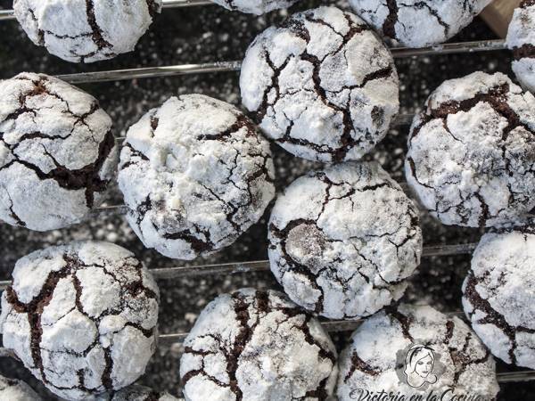 Galletas Craqueladas de Chocolate - Preparación paso 6