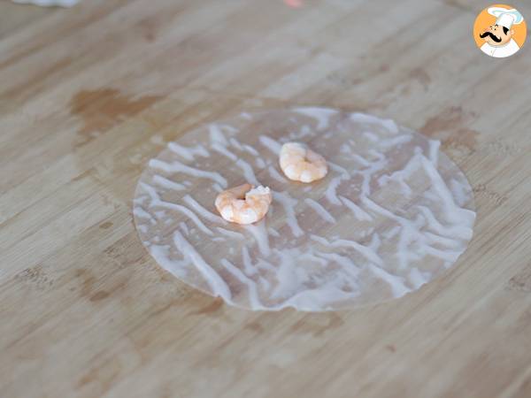 Rollitos de primavera naturales (gambas y zanahoria) - Preparación paso 4