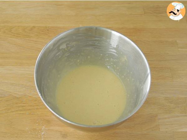 Pastel de manzana invisible - Preparación paso 1