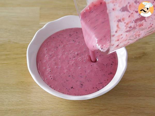 Smoothie Bowl de Frutos rojos - Preparación paso 2