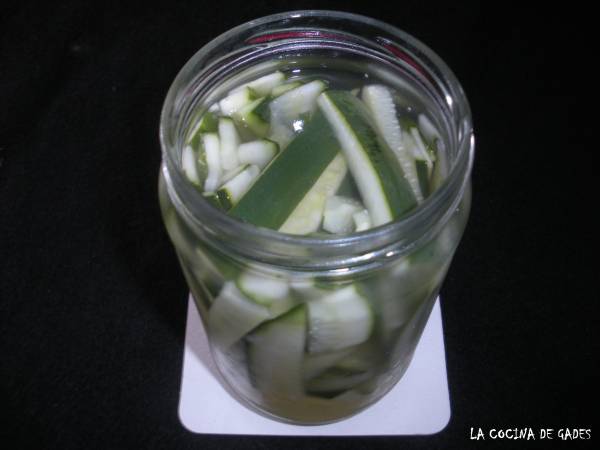 Pepinos encurtidos - Preparación paso 3