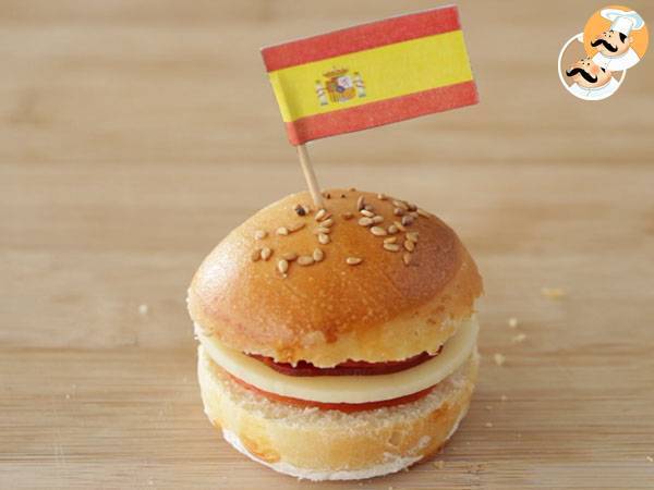 Mini burgers aperitivo de paises, mini hamburguesas - Preparación paso 8