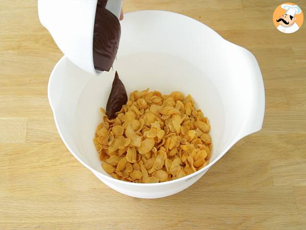 Rosas del desierto con chocolate - Preparación paso 2