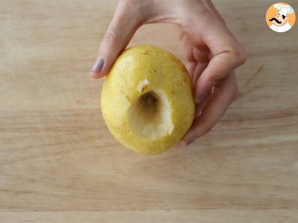 Peras hojaldradas con nutella - Preparación paso 1