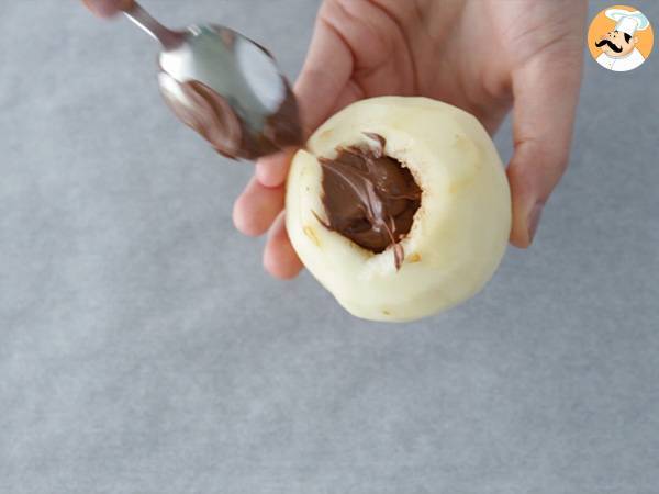 Peras hojaldradas con nutella - Preparación paso 3