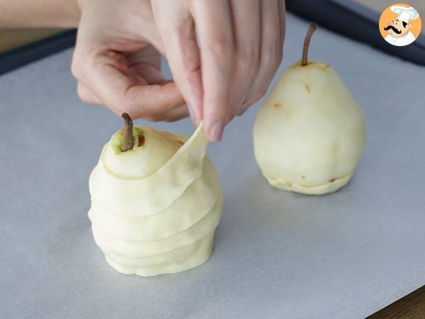 Peras hojaldradas con nutella - Preparación paso 5