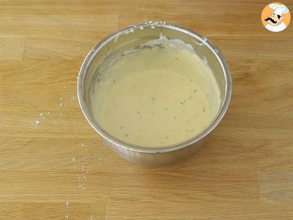 Gofres de patata, bacon y queso - Preparación paso 1