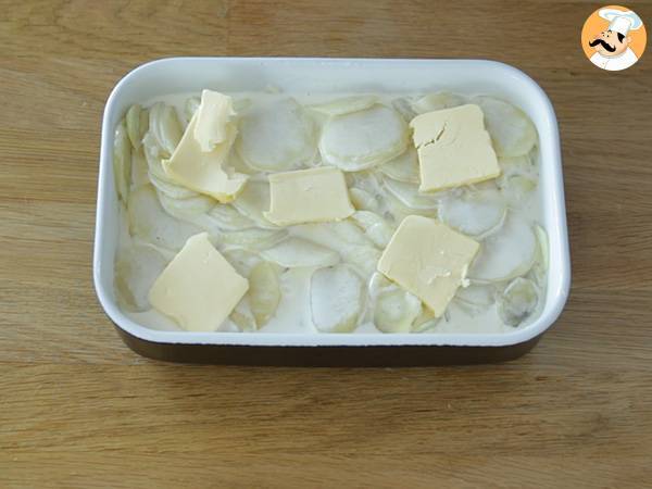 Gratin dauphinois (Gratinado de patatas ) - Preparación paso 4