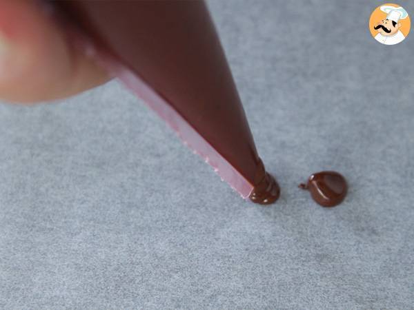 Pepitas de chocolate caseras - Preparación paso 3