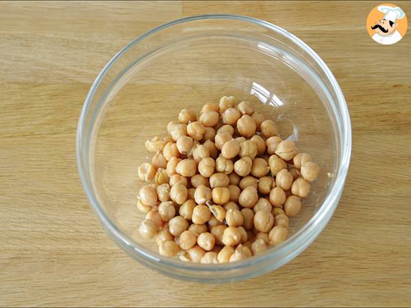 Hummus suave - Preparación paso 1