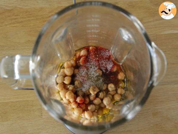 Hummus suave - Preparación paso 2