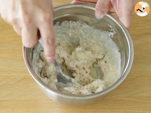 Paté de atún casero a la mostaza - Preparación paso 2