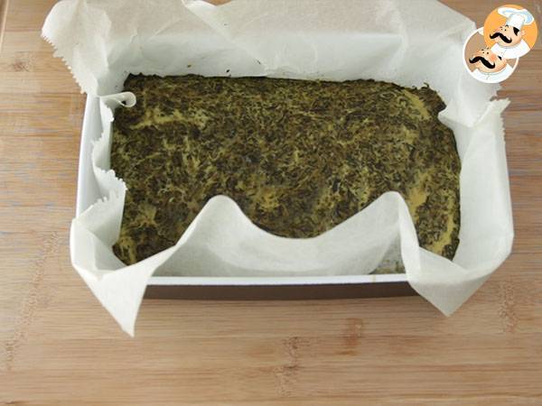 Rulo de espinacas, jamón y queso - Preparación paso 3