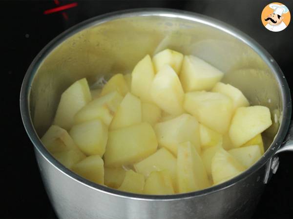 Compota de manzana tradicional - Preparación paso 3
