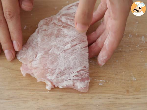 Cordon bleu, san jacobos jamon y queso - Preparación paso 3