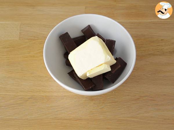 Pastel de chocolate super simple - Preparación paso 2