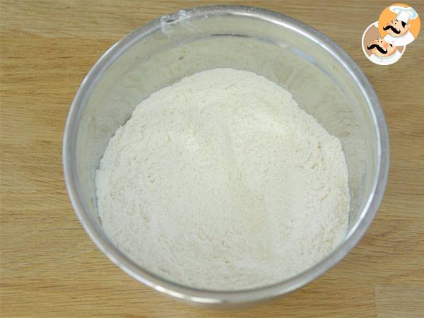 Pancakes americanas mega esponjosas, tortitas - Preparación paso 1