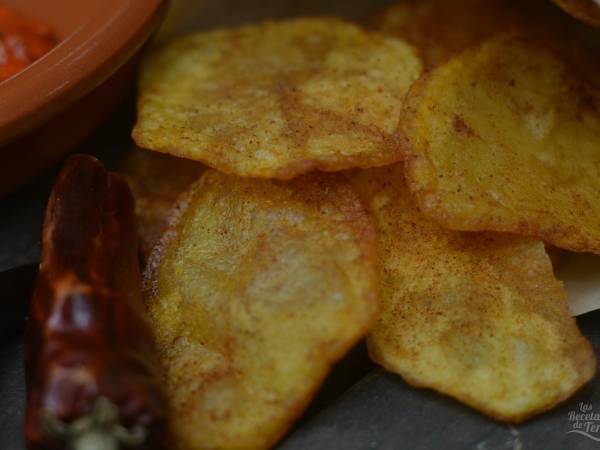Patatas fritas aliñadas - Preparación paso 1