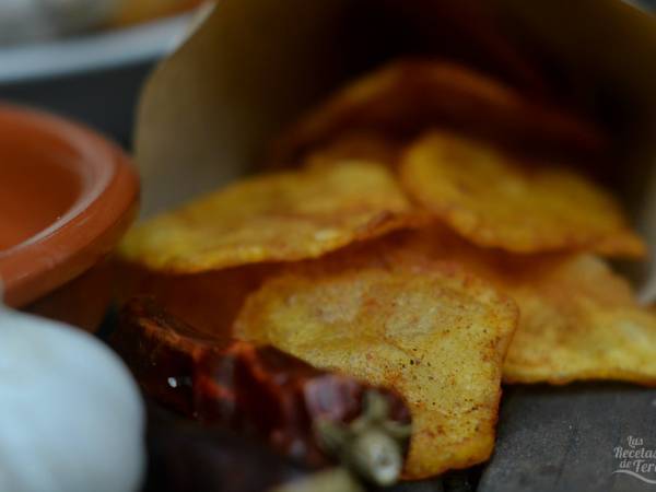 Patatas fritas aliñadas - Preparación paso 3