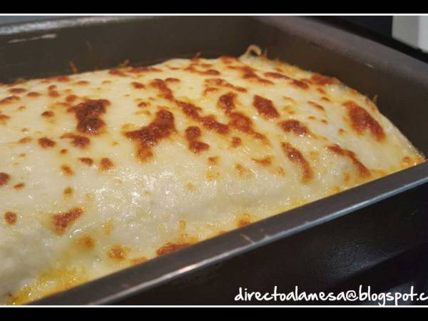 Lasaña de calabacín y carne - Preparación paso 7