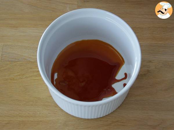 Megaflan de huevo y vainilla - Preparación paso 1