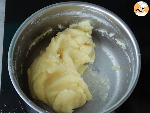 Masa choux infalible rellena de nata - Preparación paso 2