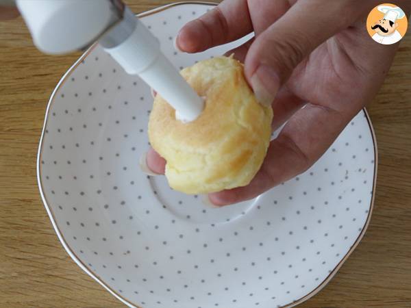 Masa choux infalible rellena de nata - Preparación paso 7