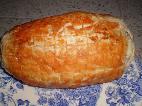 Redondo de pavo en salsa - Preparación paso 1