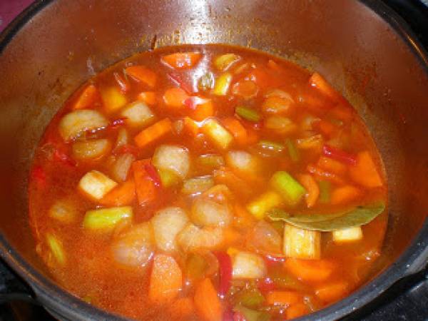 Redondo de pavo en salsa - Preparación paso 3