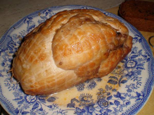 Redondo de pavo en salsa - Preparación paso 6