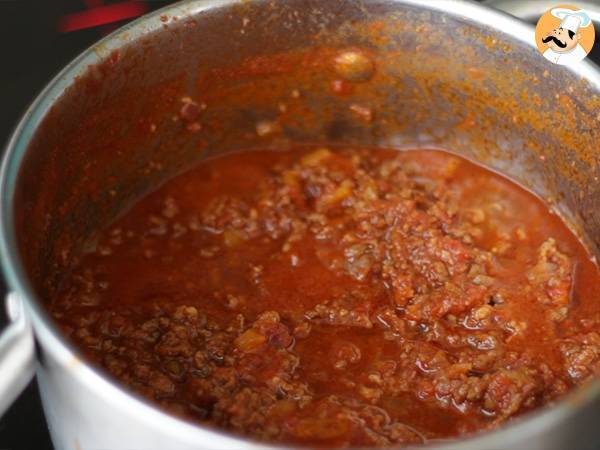 Salsa boloñesa, receta italiana - Preparación paso 7