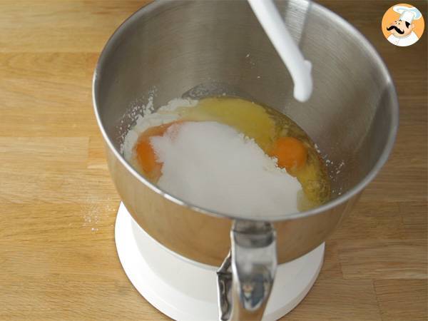 Brioche esponjosa para el desayuno - Preparación paso 1