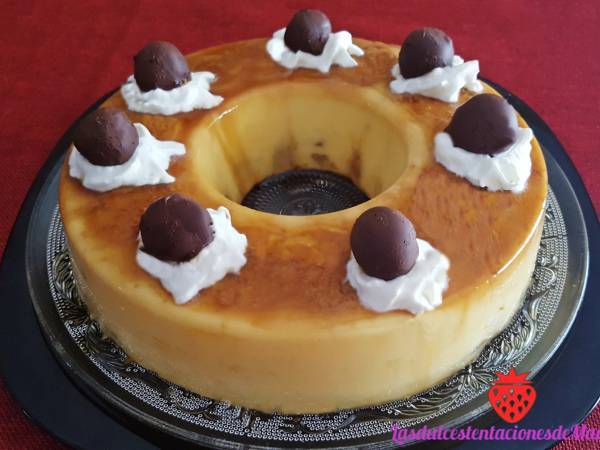 Rosca flan de pera - Preparación paso 1