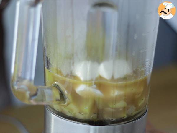 Crema de calabacín suave - Preparación paso 4