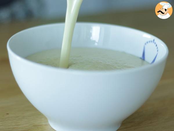 Crema de calabacín suave - Preparación paso 5