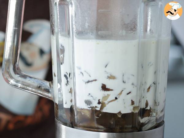 Crema de champiñón y cebolla - Preparación paso 4