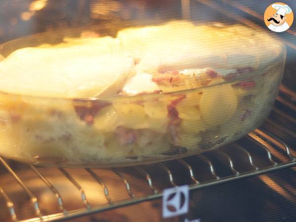 Tartiflette francesa, tradicional de Saboya - Preparación paso 6